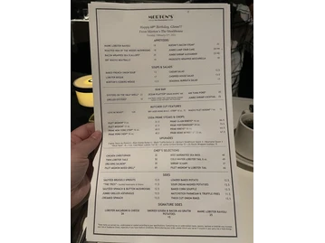 Morton's The Steakhouse menu photo