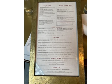 Moshulu menu photo