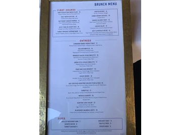 Moshulu menu photo