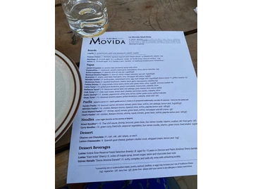 Movida at Hotel Madrid menu photo