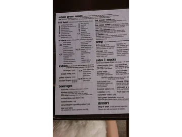 Moxie Burger menu photo