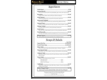 Mulberry St. Ristorante menu photo