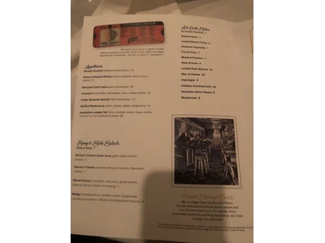 Murray's menu photo