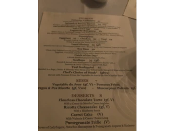 Muse Restaurant & Wine Bar menu photo
