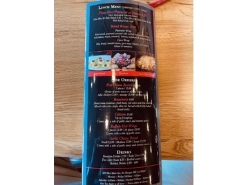 My Pizza menu photo