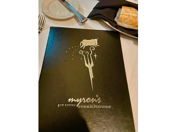 Myron's Prime Steakhouse menu photo