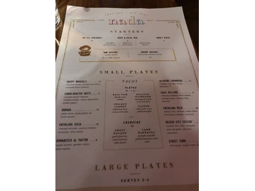 Nada menu photo
