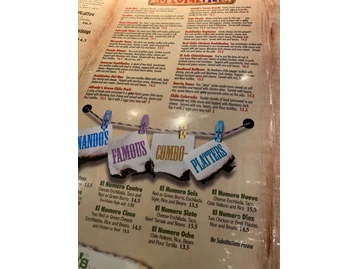 Nando's Mexican Cafe menu photo