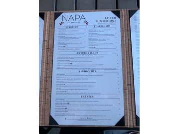 Napa at Kingsley menu photo