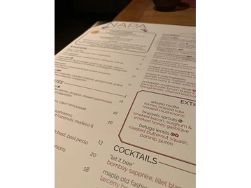 Napa on Providence menu photo