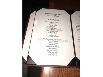New Moon menu photo