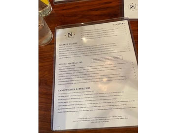 Nick's Laguna Beach menu photo
