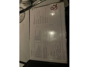 Nick & Sam's menu photo