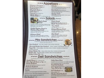 Nicks Diner II menu photo