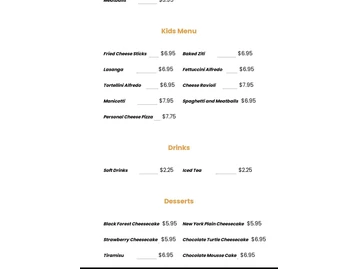 Niki's Italian Bistro menu photo