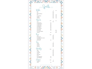 Nikki Beach Miami menu photo