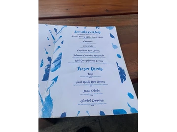 Nikki Beach Miami menu photo