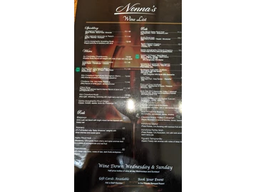 Nonna's Italian Bistro menu photo