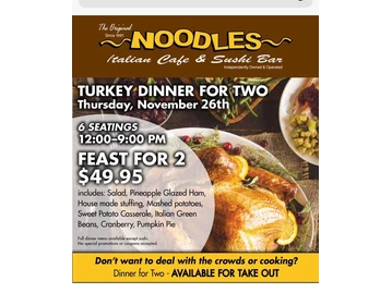 Noodles Italian Cafe & Sushi Bar menu photo