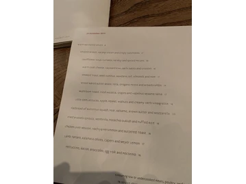 Nopa menu photo