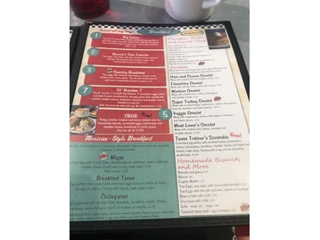 Norma's Cafe menu photo