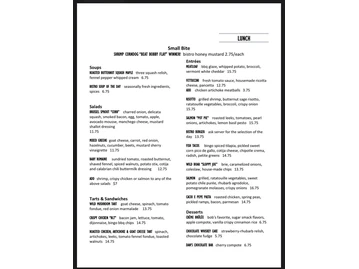 Oakleys Bistro menu photo