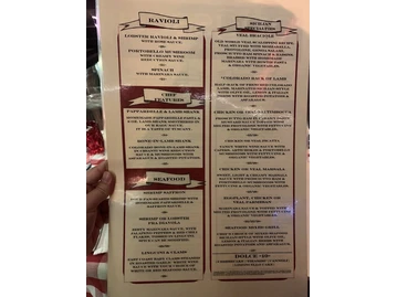 Odyssey Italian Restaurant menu photo