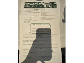 Old Vinings Inn menu photo