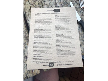 Olio Pizzeria menu photo