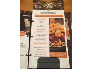 Olive Garden Italian Restaurant menu photo