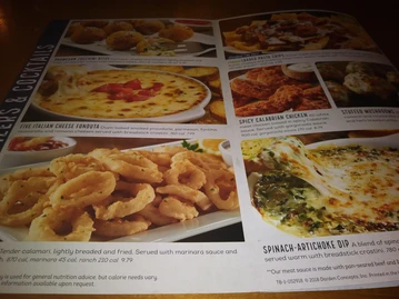 Olive Garden Italian Restaurant menu photo