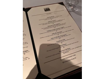 Ombra Cucina Italiana menu photo