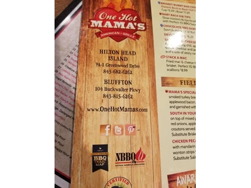 One Hot Mama's American Grill menu photo