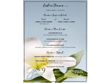 Opus 9 Steakhouse menu photo