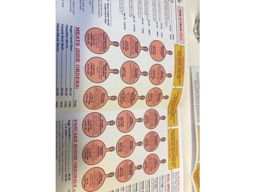 Original Pancake House menu photo