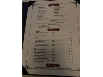 Oscar's Steakhouse menu photo
