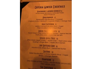 Ostería d'Assisi menu photo