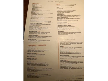 Osteria la Spiga menu photo