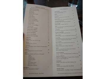 Osteria la Spiga menu photo