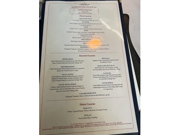Ottoman Taverna menu photo