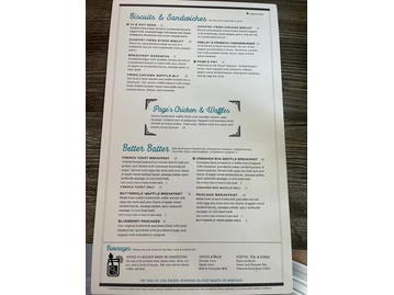 Page's Okra Grill menu photo