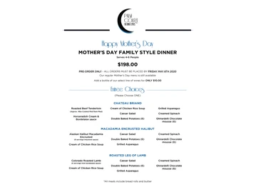 Palm Court Restaurant menu photo