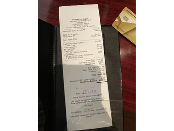 Pampas Las Vegas menu photo