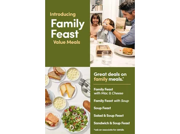 Panera Bread menu photo