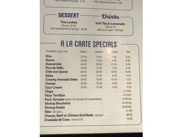 Pappasito's Cantina menu photo