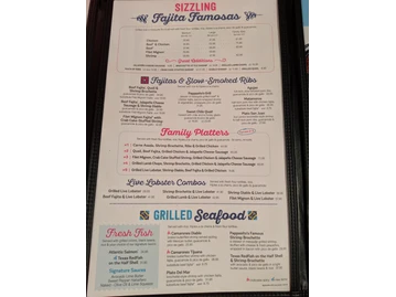 Pappasito's Cantina menu photo