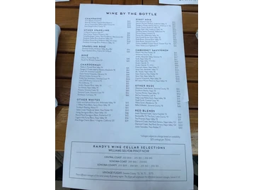 Paragary's menu photo