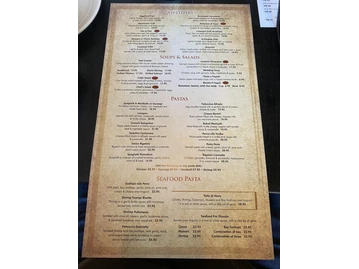 Paravicini's Italian Bistro menu photo