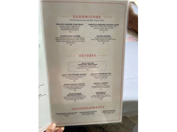 Parc menu photo