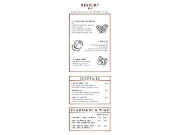 Partage menu photo